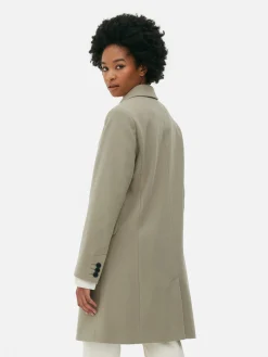 Pardessus à Boutonnage Simple