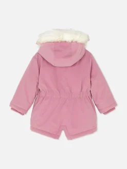 Parka En Fausse Fourrure