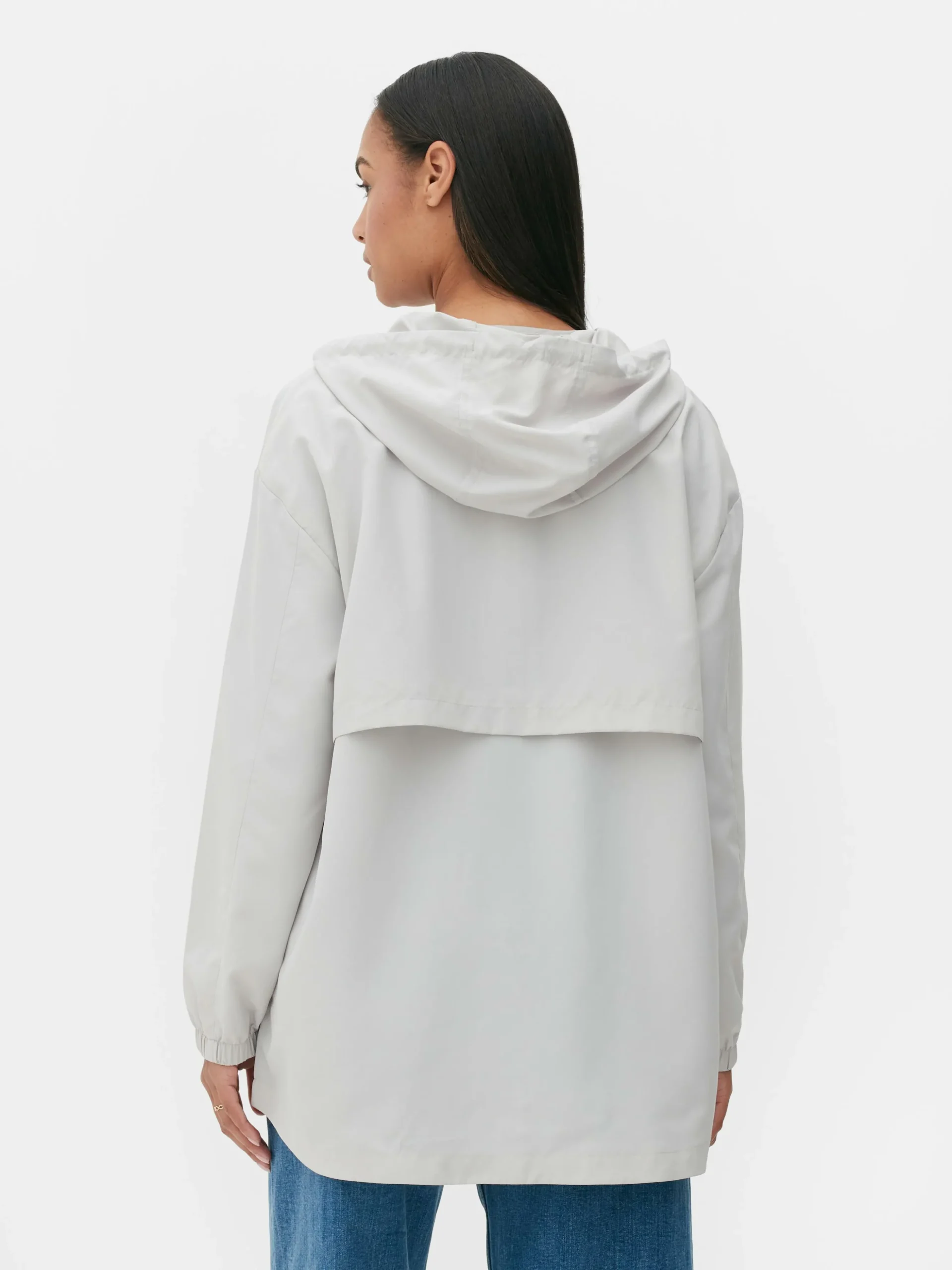 Parka Imperméable Légère à Capuche