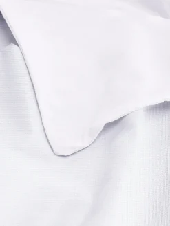 Parure De Lit Simple Gaufrée Blanche