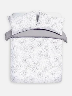 Parure De Lit Super King Size Texturée à Motif Floral