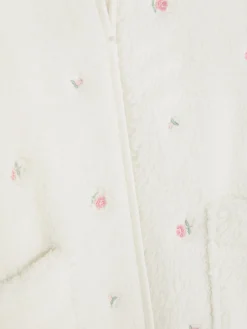 Peignoir De Pyjama Brodé De Roses