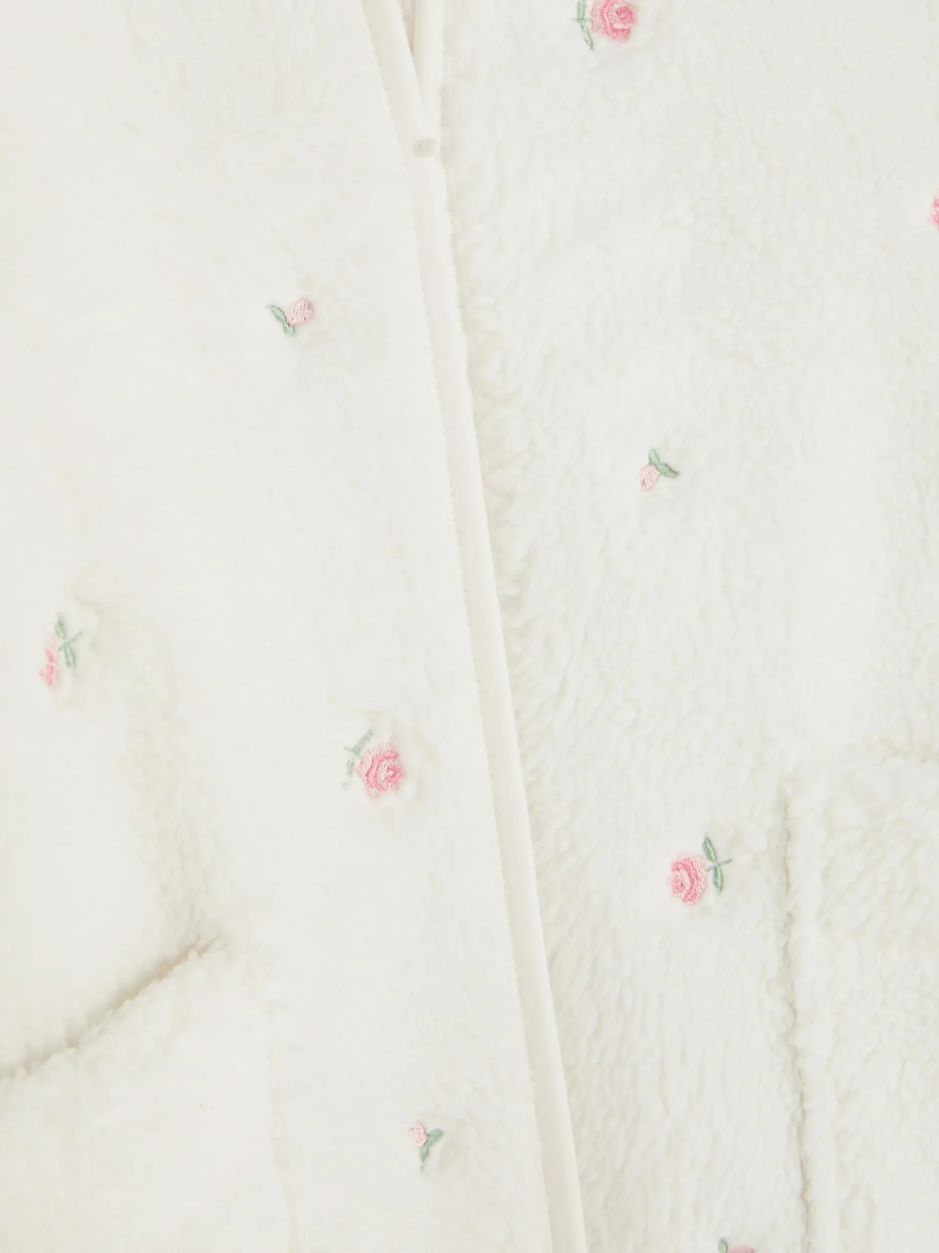 Peignoir De Pyjama Brodé De Roses