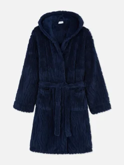 Peignoir En Molleton Texturé