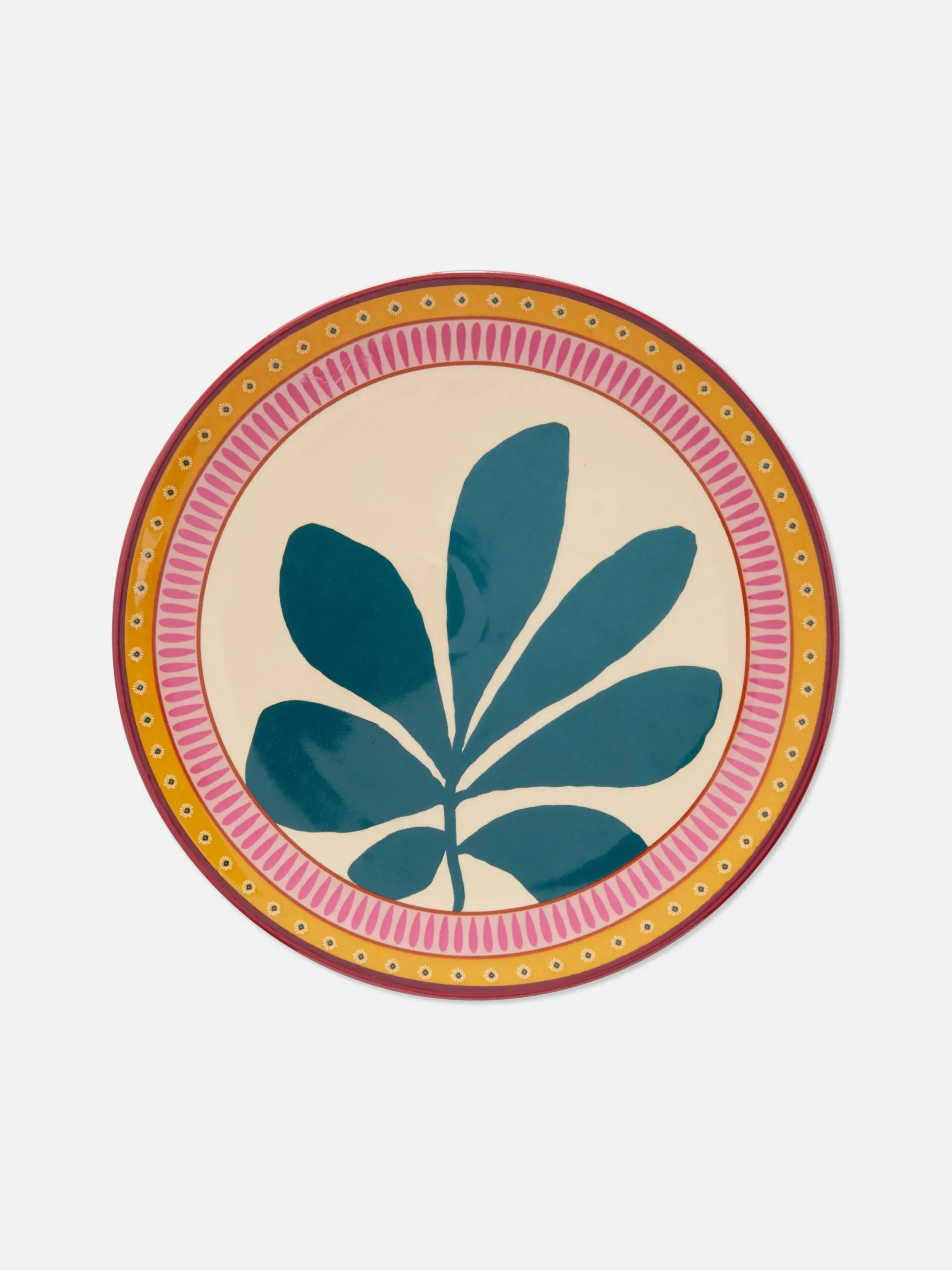 Petite Assiette Florale Stylisée