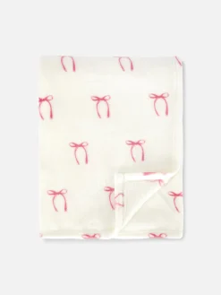 Petite Couverture à Imprimé Nœud