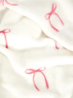 Petite Couverture à Imprimé Nœud