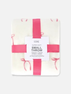 Petite Couverture à Imprimé Nœud