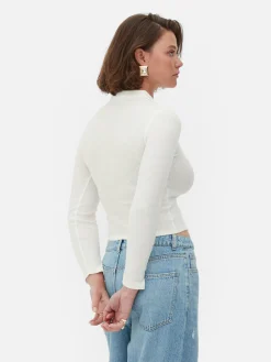 Polo Côtelé à Manches Longues Rita Ora