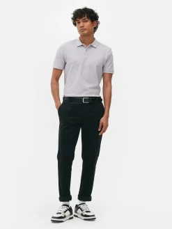 Polo En Piqué à Manches Courtes