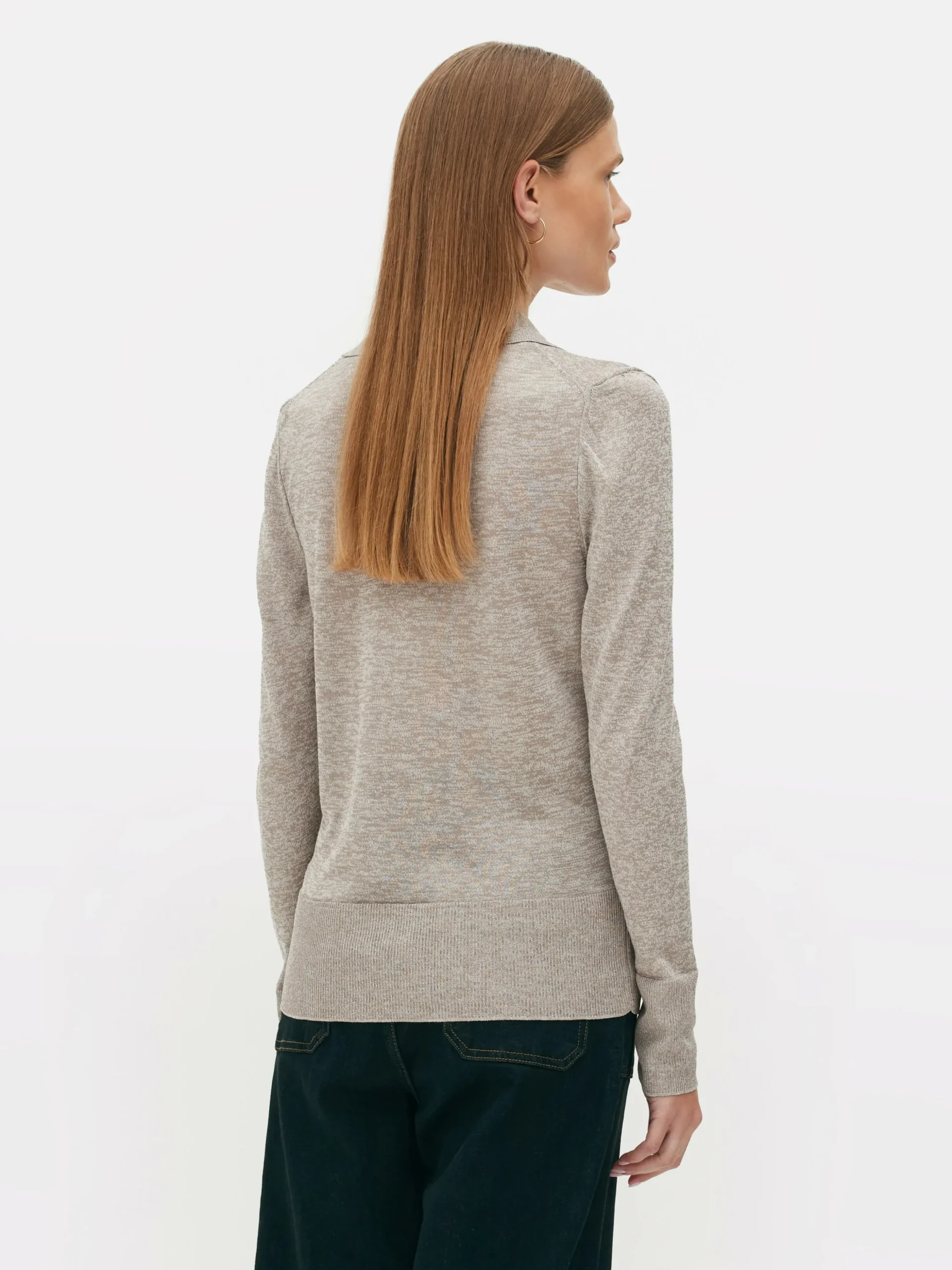 Polo Tricoté à Manches Longues The Edit