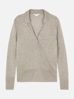 Polo Tricoté à Manches Longues The Edit