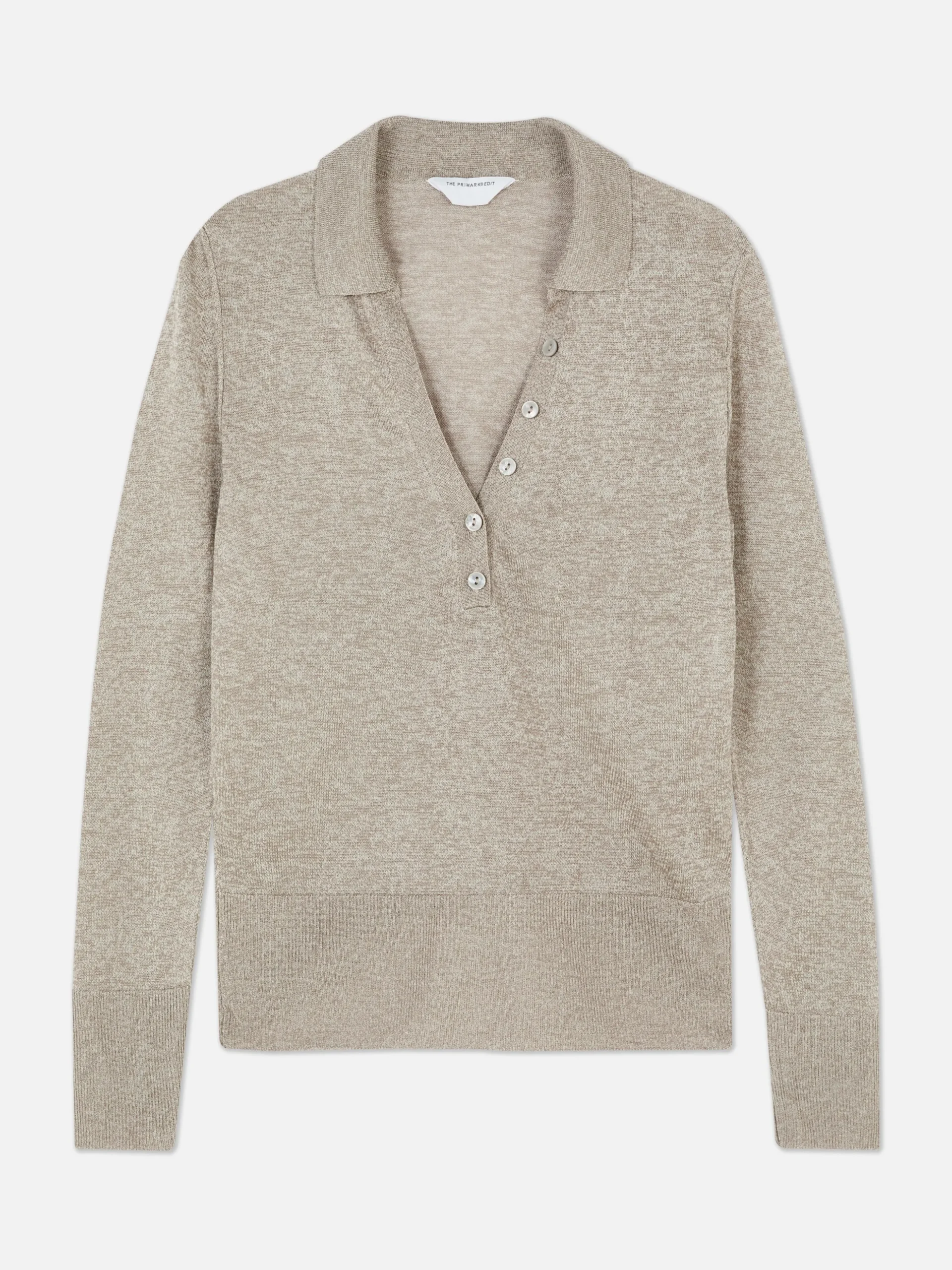 Polo Tricoté à Manches Longues The Edit