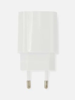 Prise D'adaptateur De Voyage Double à Deux Broches