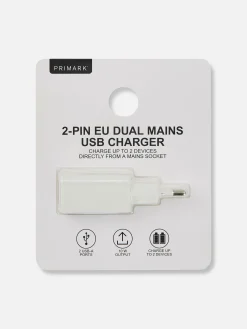 Prise USB à Double Fiche