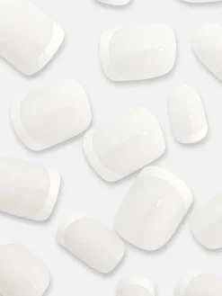 PS... Faux Ongles Brillants Carrés