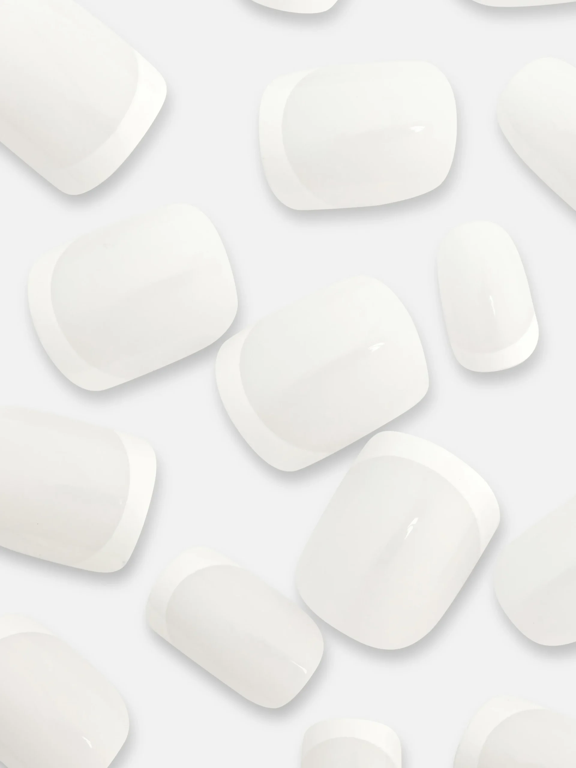 PS... Faux Ongles Brillants Carrés