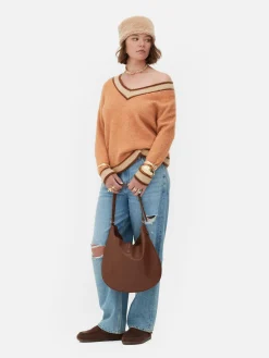 Pull à Col En V Style Vintage Rita Ora