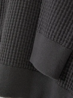 Pull à Col Ras-du-cou En Point De Panier Tressé