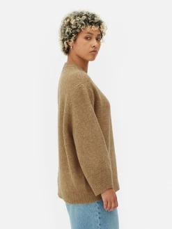 Pull à Col Ras-du-cou Oversize