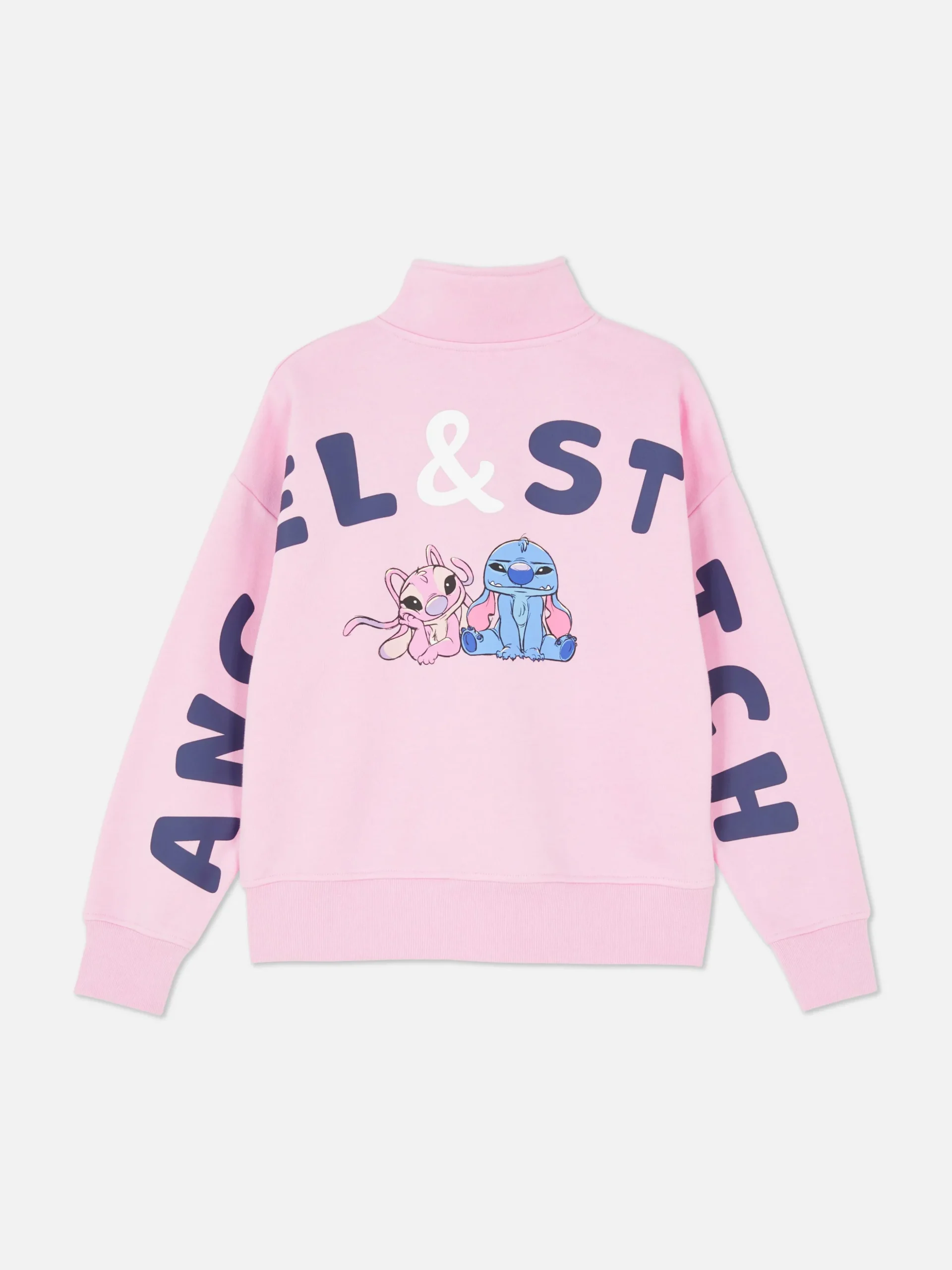 Pull à Col Zippé Disney Stitch & Angel