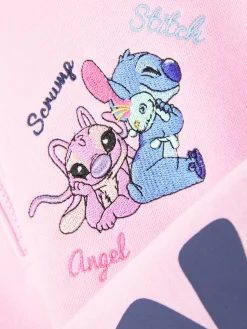 Pull à Col Zippé Disney Stitch & Angel