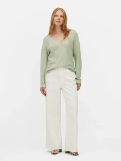 Pull à Manches Longues Et Col Bateau