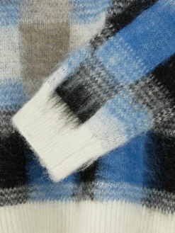 Pull Brossé à Carreaux Rita Ora