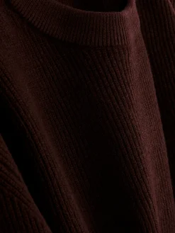 Pull Côtelé à Col Ras-du-cou