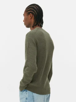 Pull Côtelé à Col Ras-du-cou