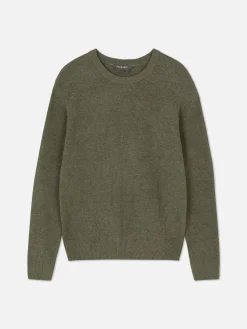 Pull Côtelé à Col Ras-du-cou