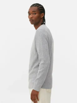 Pull Côtelé à Col Ras-du-cou