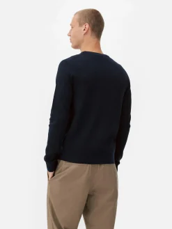 Pull Côtelé à Col Ras-du-cou