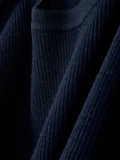 Pull Côtelé à Col Ras-du-cou