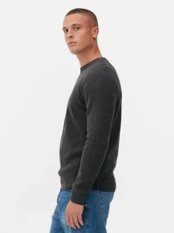 Pull Côtelé à Col Ras-du-cou