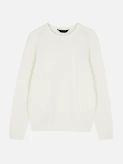 Pull Côtelé à Col Ras-du-cou