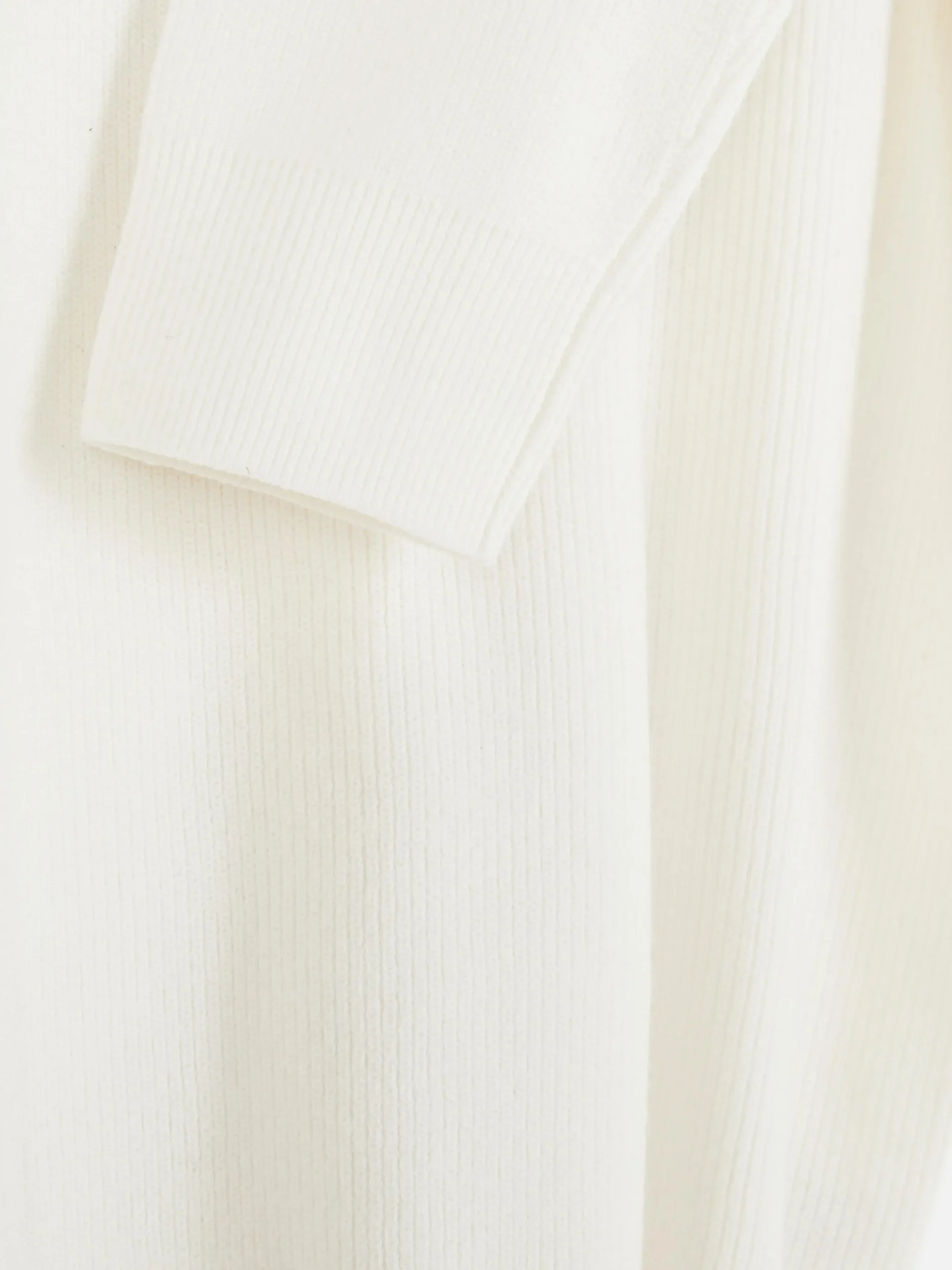 Pull Côtelé à Col Ras-du-cou