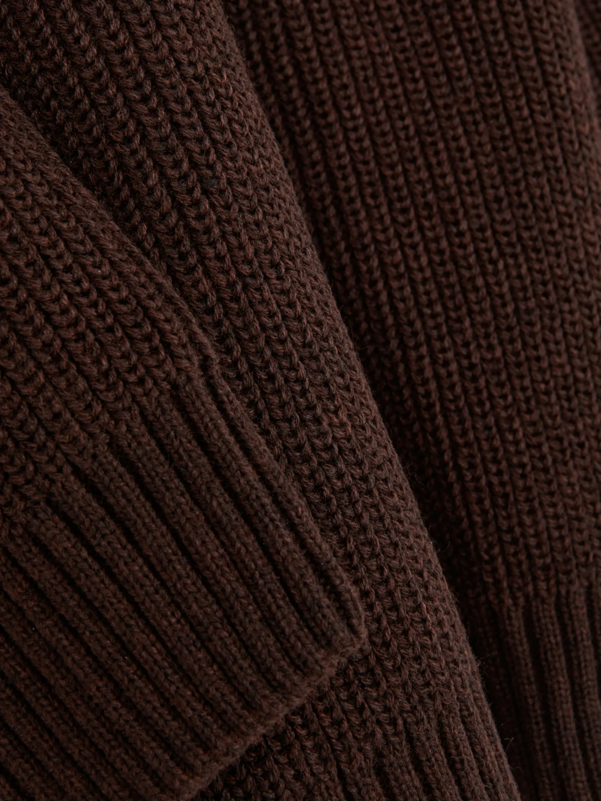 Pull En Maille Côtelée à Col Zippé