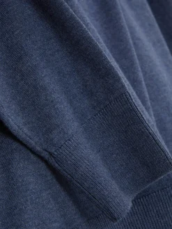 Pull En Maille Fine à Col Ras-du-cou