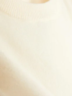 Pull En Maille Fine à Col Ras-du-cou