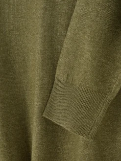 Pull En Maille Fine à Col Ras-du-cou