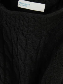 Pull En Maille Torsadée à Col Montant