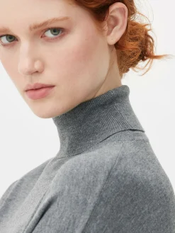 Pull Fine Maille à Col Roulé