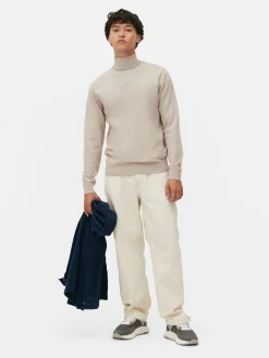 Pull Fine Maille à Col Roulé