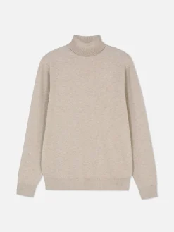 Pull Fine Maille à Col Roulé