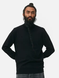 Pull Fine Maille à Col Roulé