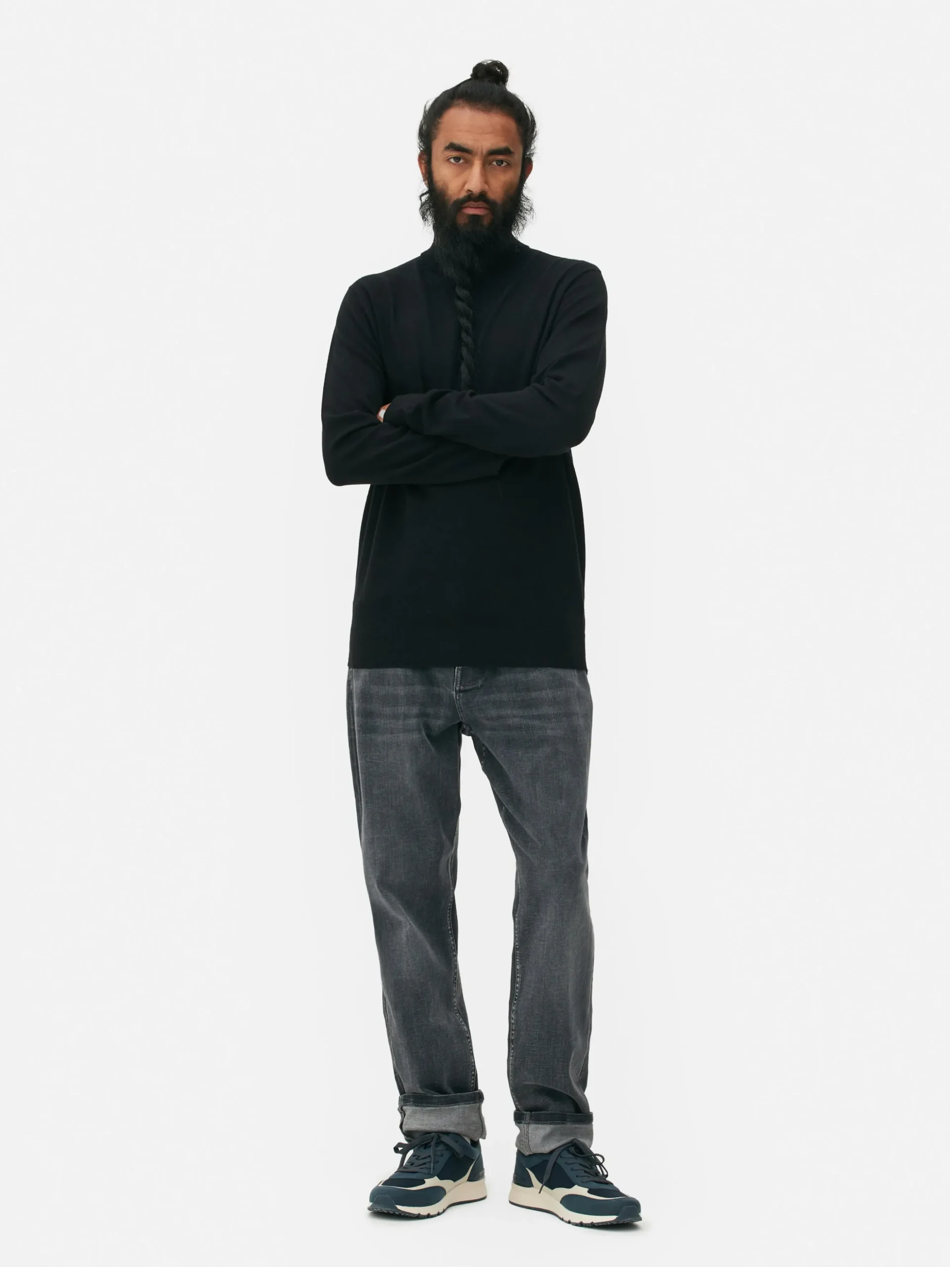 Pull Fine Maille à Col Roulé