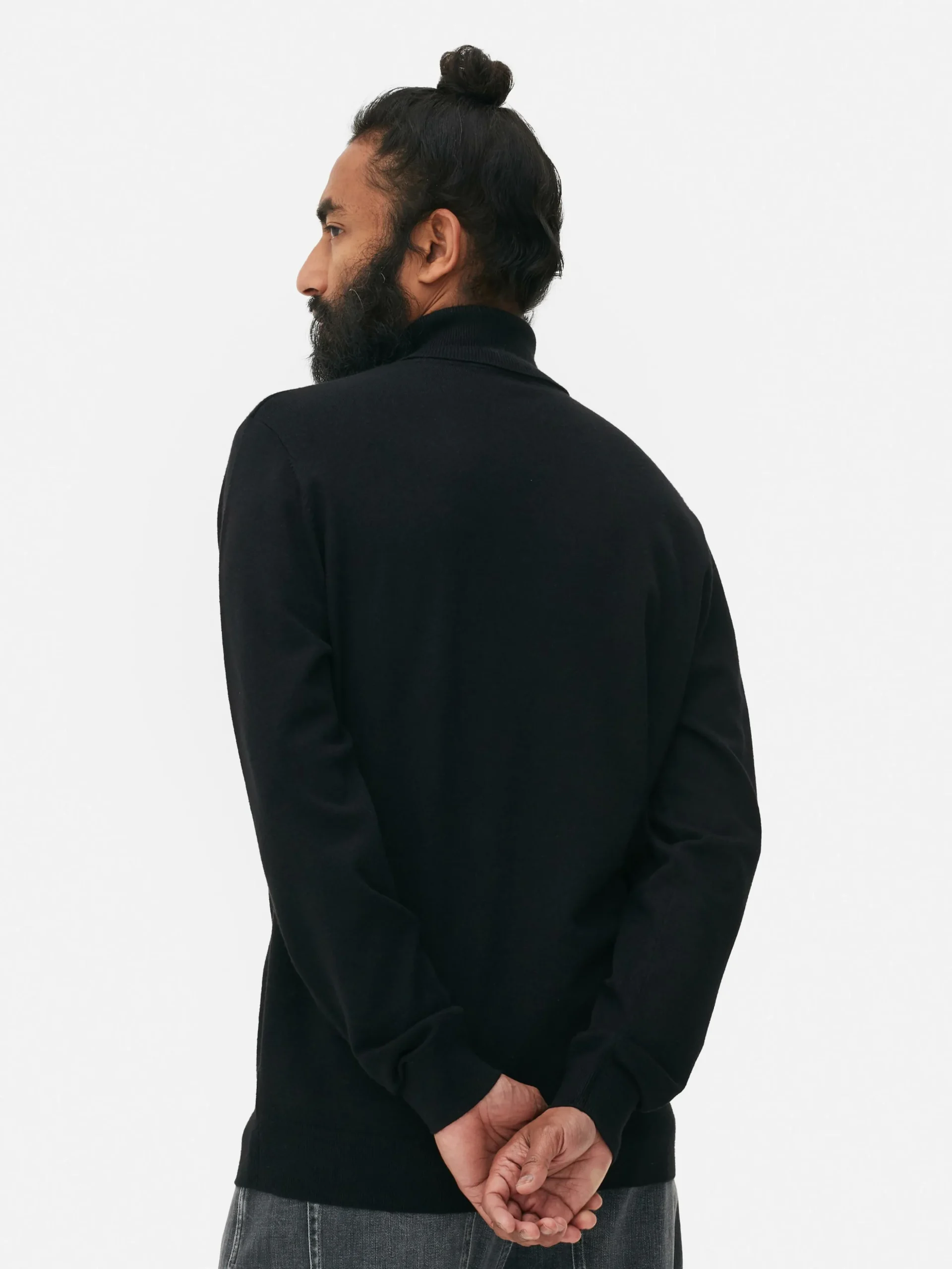 Pull Fine Maille à Col Roulé