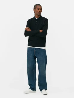 Pull Polo à Manches Longues