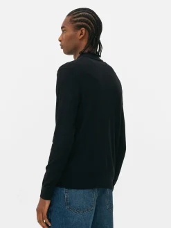 Pull Polo à Manches Longues